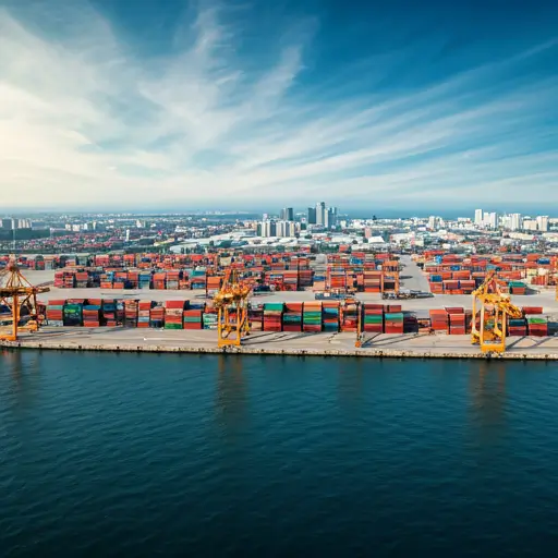 Porto commerciale e infrastrutture internazionali