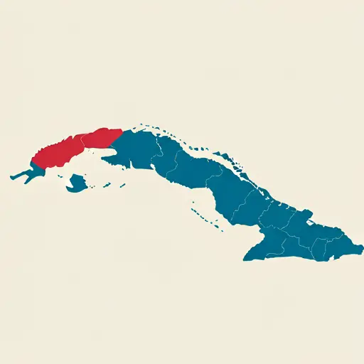 Mappa strategica di Cuba